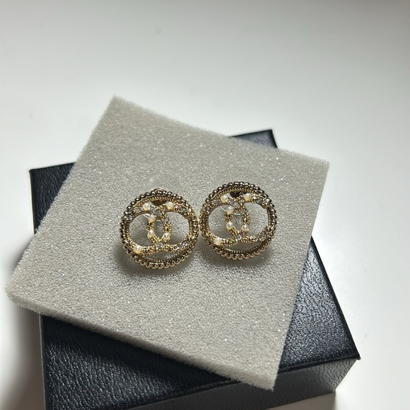 Chanel CC Earring Studs - Picture 2 of 3